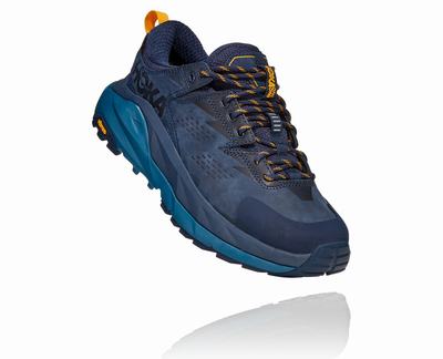 Hoka One One Women's Kaha Low GORE-TEX Trail Running Shoes Black/Blue (HO9371) Australia